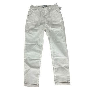 Old Navy White Tapered Pants size 5T Pen Mark